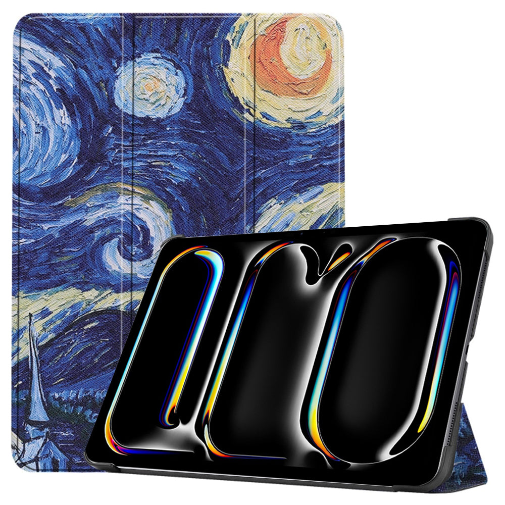 Etui na Apple iPad Pro 13 (2024), Techsuit, FoldPro Starry Night, wielokolorowe
