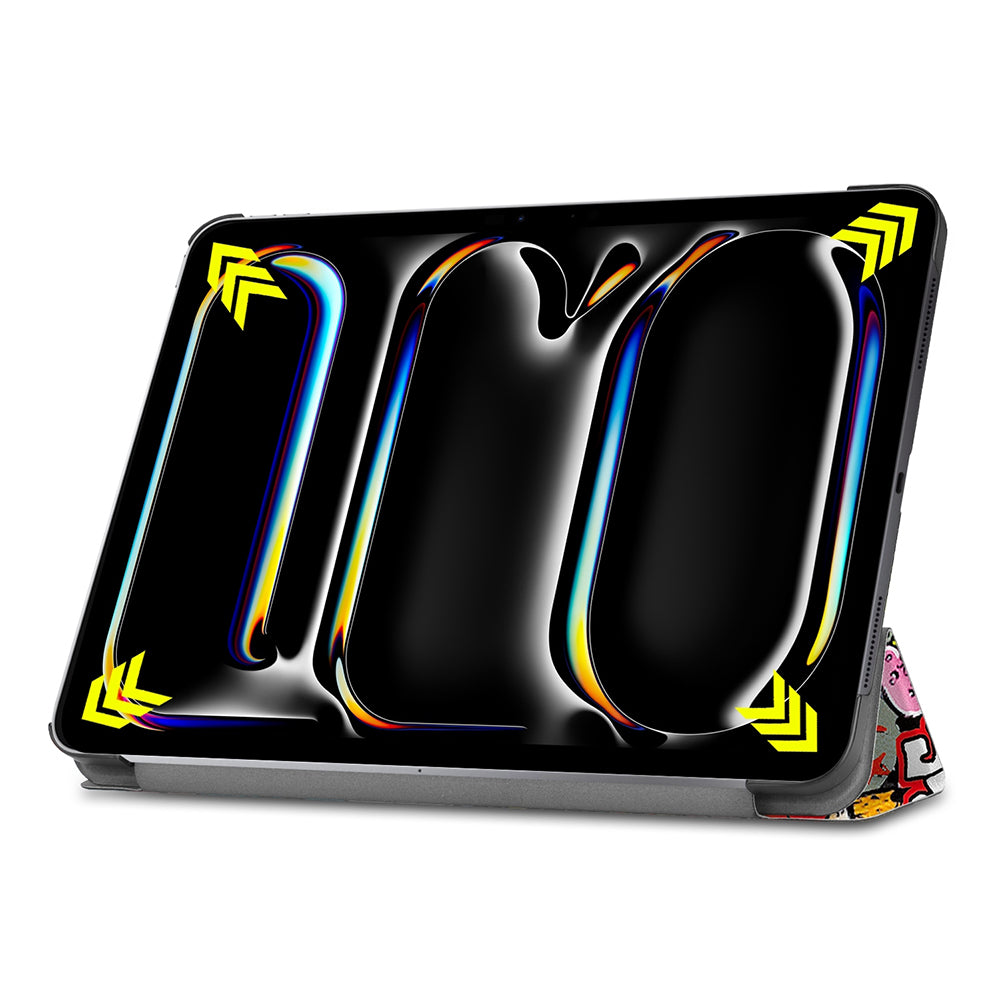 Etui na Apple iPad Pro 13 (2024), Techsuit, FoldPro Urban Vibe, Wielokolorowe