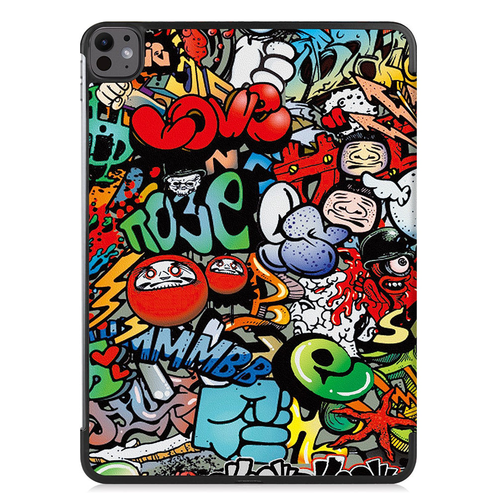 Etui na Apple iPad Pro 13 (2024), Techsuit, FoldPro Urban Vibe, Wielokolorowe