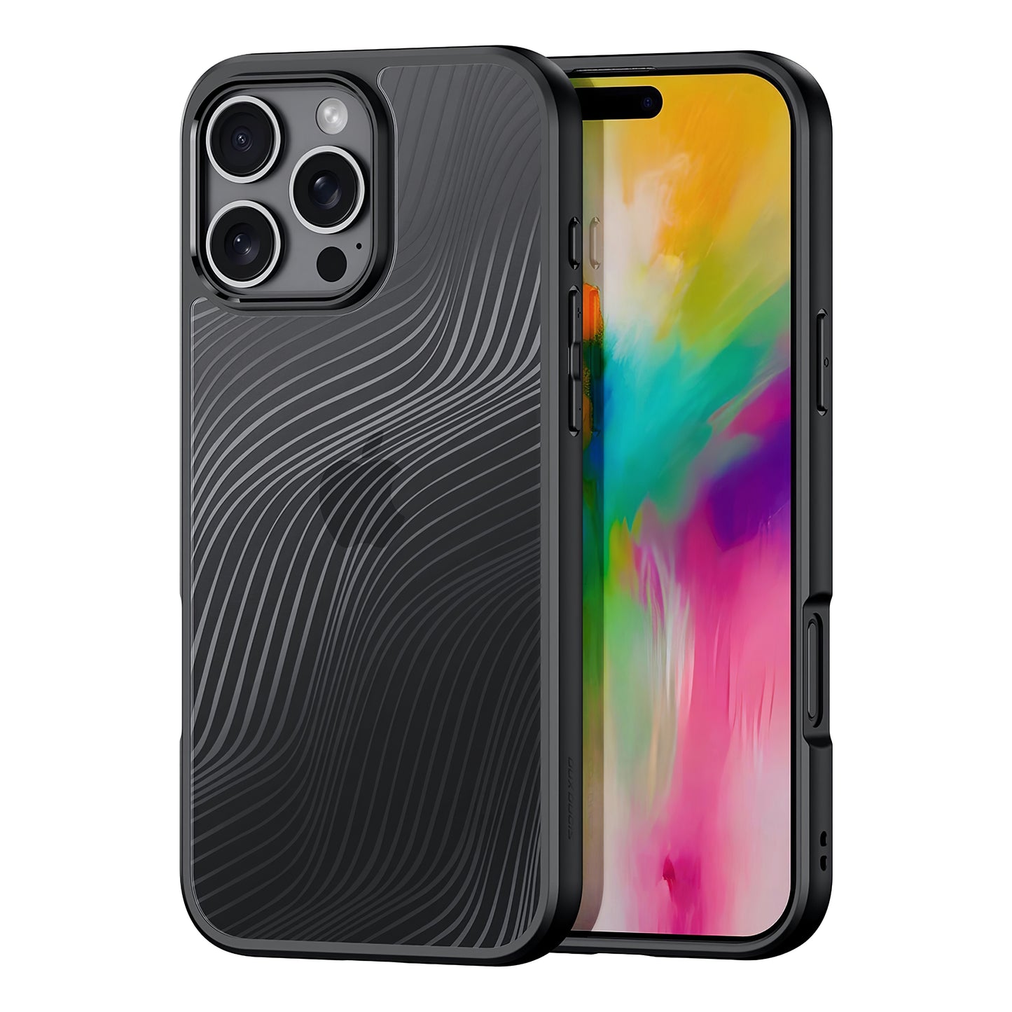 Etui do Apple iPhone 16 Pro Max, DUX DUCIS, Aimo, czarny 