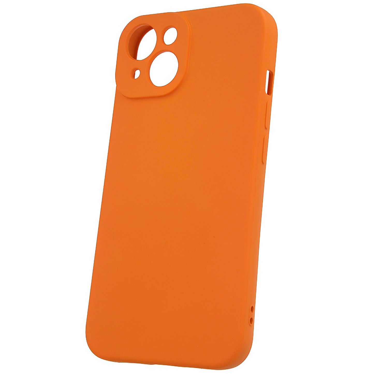 Etui na Apple iPhone 16 Plus, OEM, silikonowe, pomarańczowe