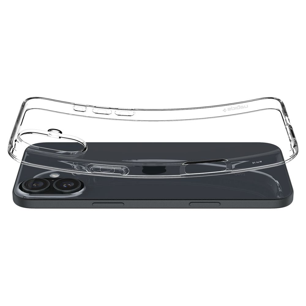 Etui do Apple iPhone 16 Plus, Spigen, ciekłokrystaliczne, przezroczyste ACS08064 