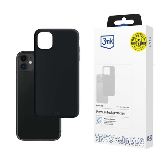 Etui do Apple iPhone 11, 3MK, matowe, czarne