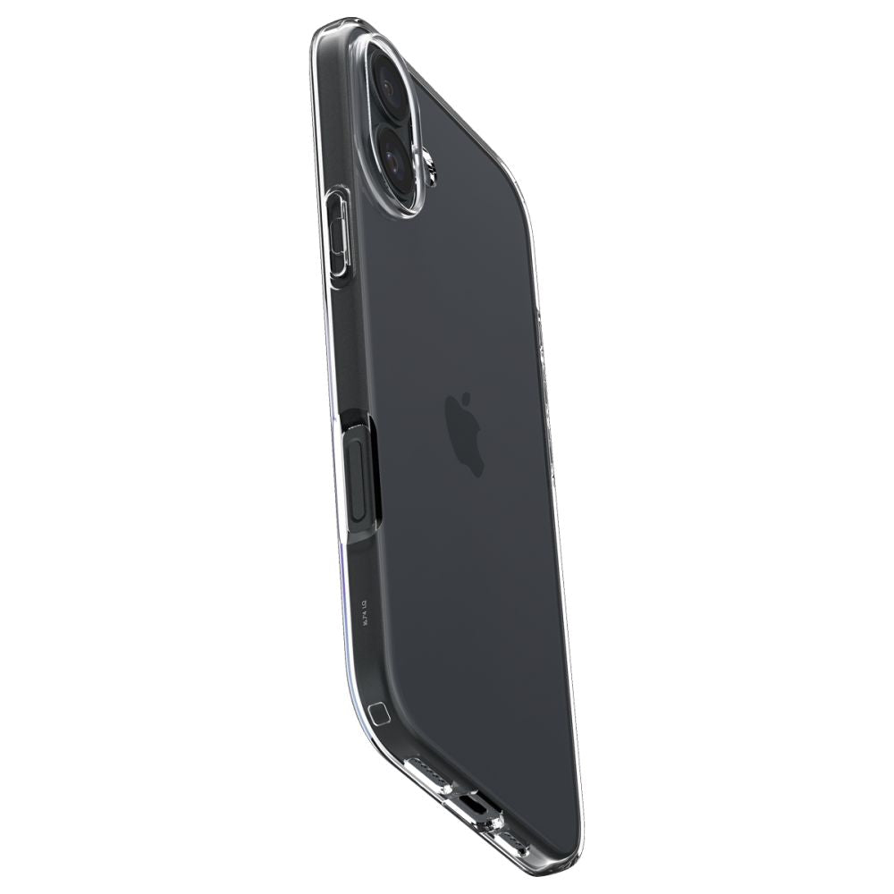 Etui do Apple iPhone 16, Spigen, ciekłokrystaliczne, przezroczyste ACS08190 