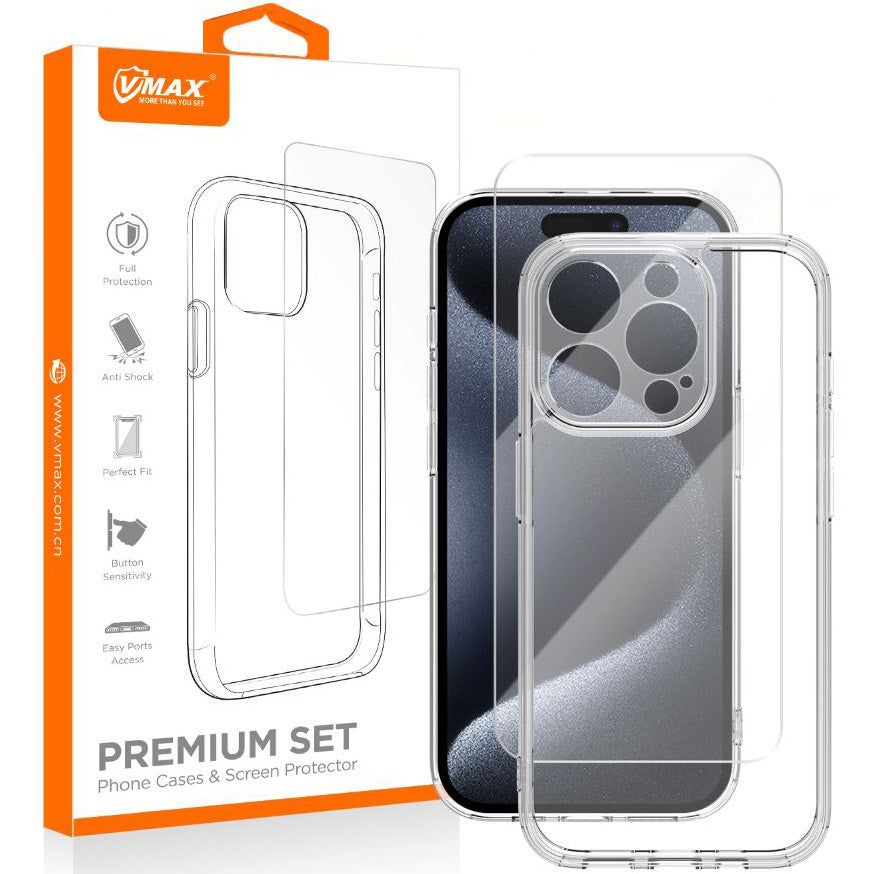 Etui na Apple iPhone 16 Pro Max, Vmax, Premium, Przezroczyste
