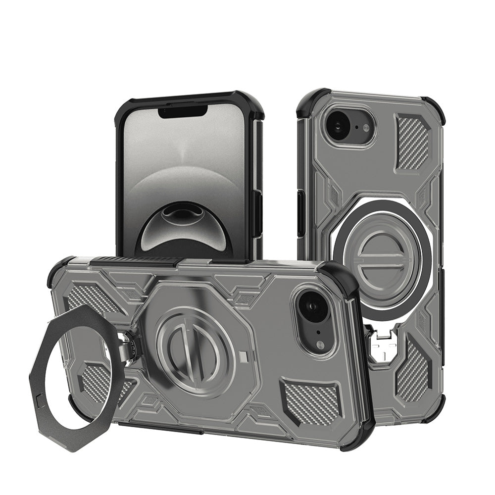Etui na Apple iPhone 17e / 16e, Techsuit, Carbon Shield Pro, Dymione