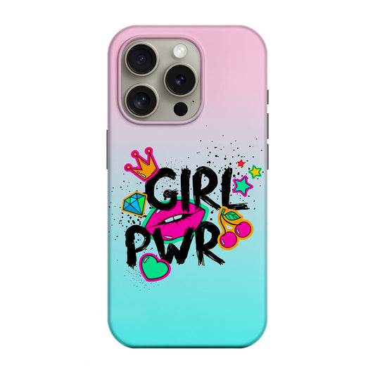 Etui na Apple iPhone 17 Pro Max, Perfect Case, LOVE-Splash Girl Power, Wielokolorowe