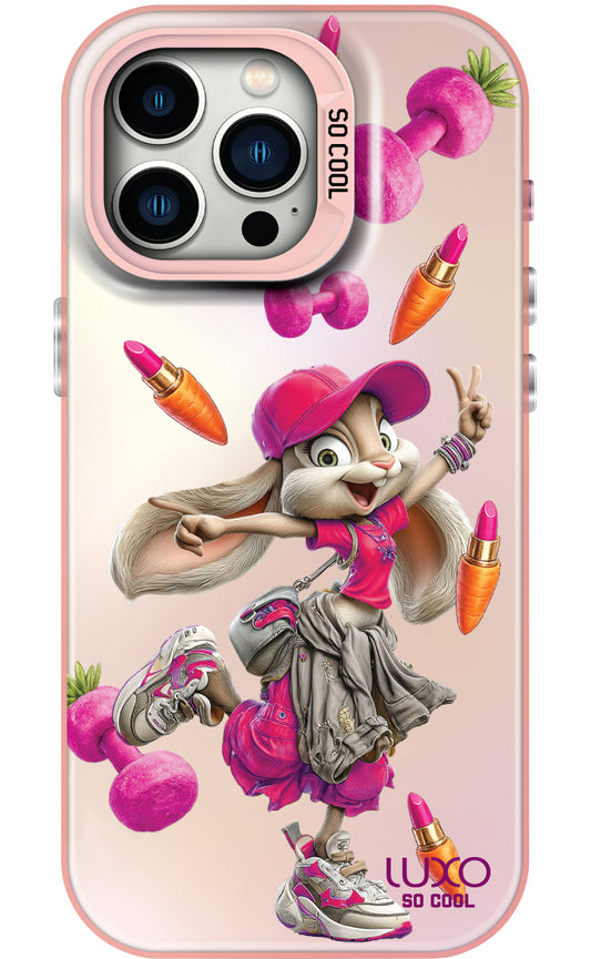 Etui na Apple iPhone 13 Pro Max, LUXO So CooL, ArcadiA Rabbit, Wielokolorowe