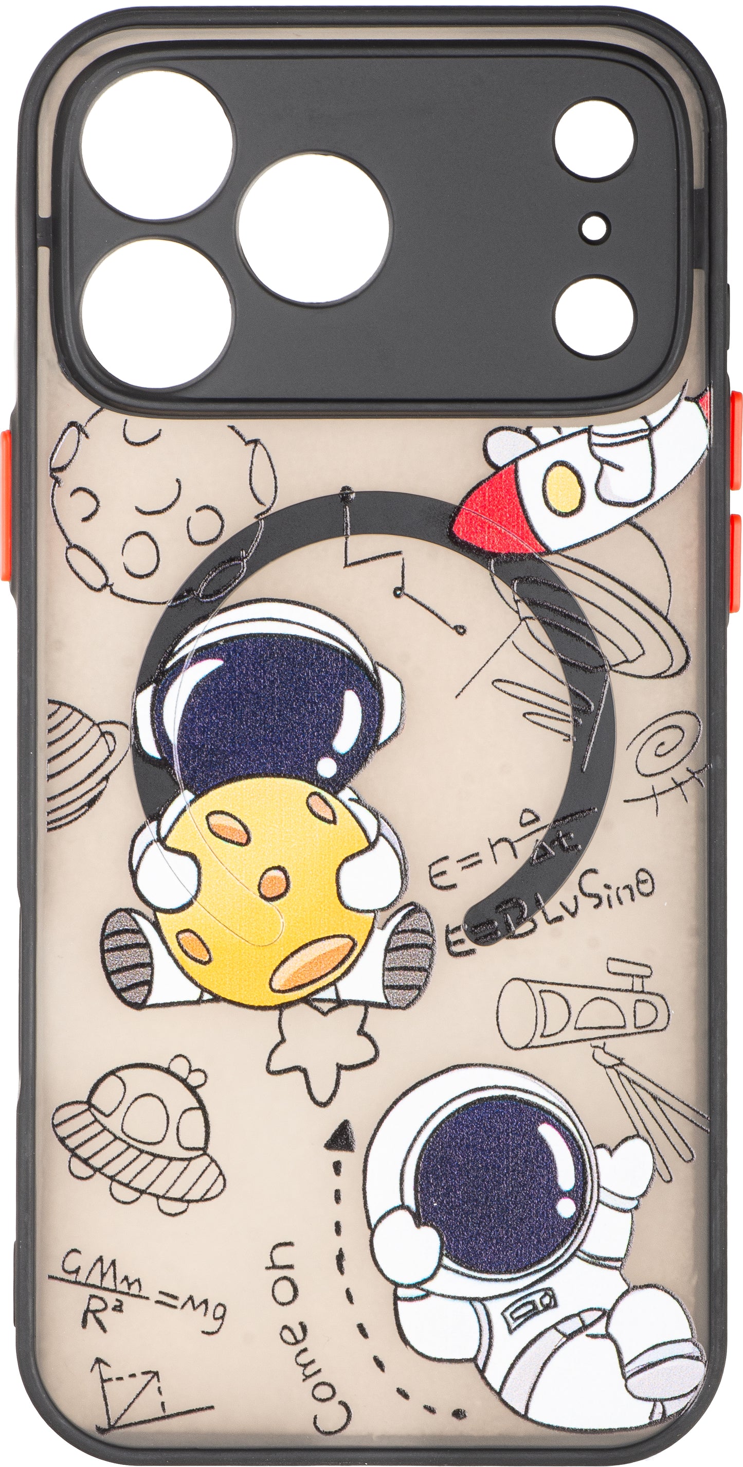 Etui na Apple iPhone 17 Pro Max, OEM, Hugging the Moon, Wielokolorowe