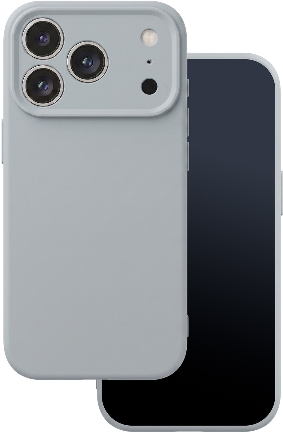 Etui na Apple iPhone 17 Pro, OEM, silikon, szary