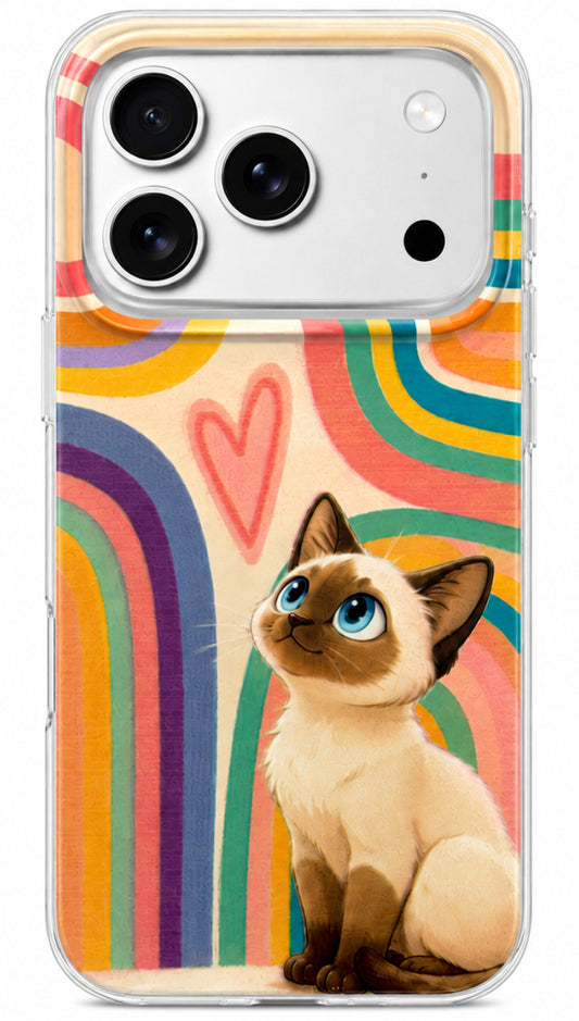 Case for Apple iPhone 16 Pro Max, Perfect Case, Dreamora Kitty, Multicolor