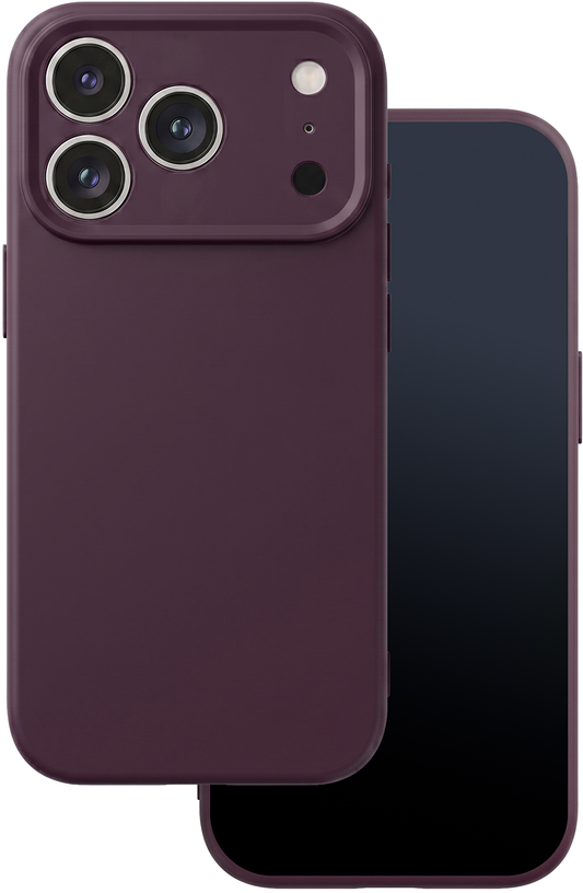 Etui na Apple iPhone 18 Pro Max / 17 Pro Max, OEM, silikon, wiśniowy