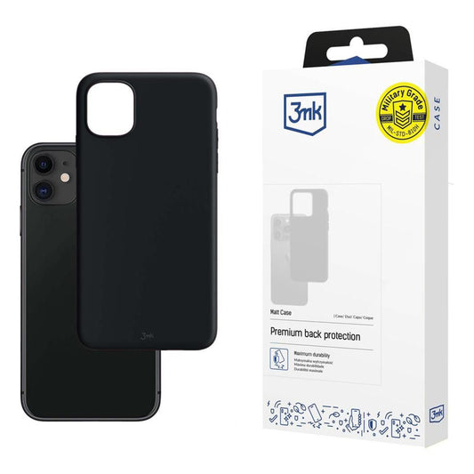 Etui na Apple iPhone 11, 3MK, Czarny Mat