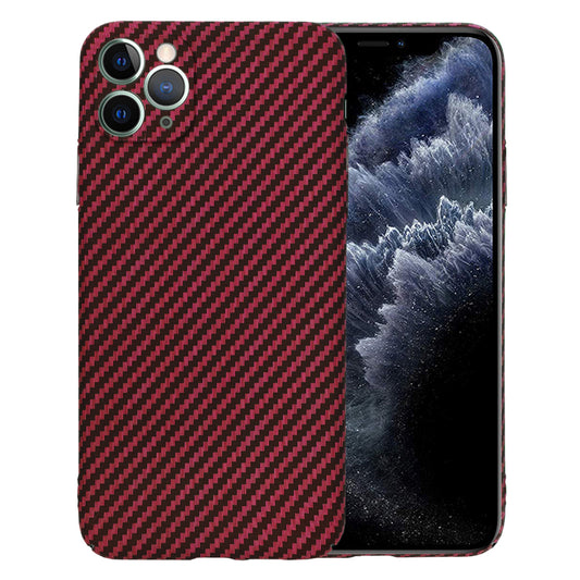 Etui na Apple iPhone 11 Pro Max, Techsuit, Carbonite FiberShell, Czerwone
