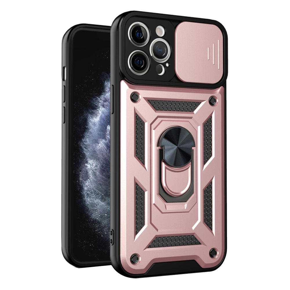 Etui na Apple iPhone 11 Pro, Techsuit, CamShield, Różowe