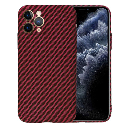 Case for Apple iPhone 11 Pro, Techsuit, Carbonite FiberShell, Red