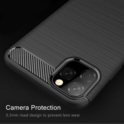 Etui na Apple iPhone 11, Techsuit, Carbon, Czarny