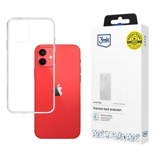 Etui na Apple iPhone 12 / 12 Pro, 3MK, Armor, Przezroczyste