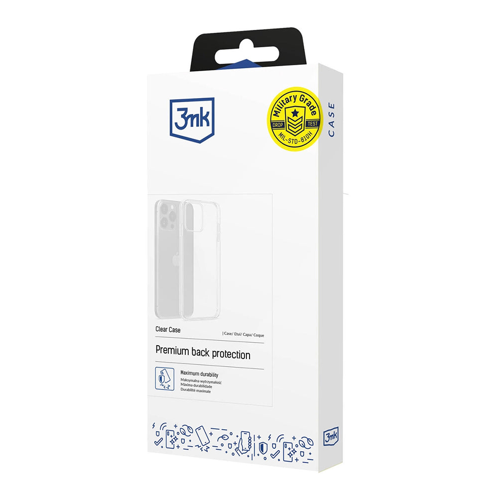 Etui na Apple iPhone 12 / 12 Pro, 3MK, Przezroczyste