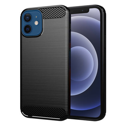 Etui na Apple iPhone 12 / 12 Pro, Techsuit, Carbon, Czarny