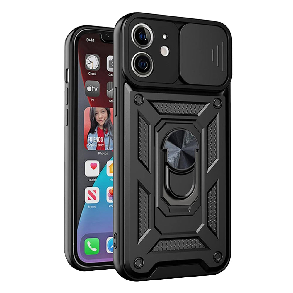 Etui na Apple iPhone 12 mini, Techsuit, CamShield, czarne