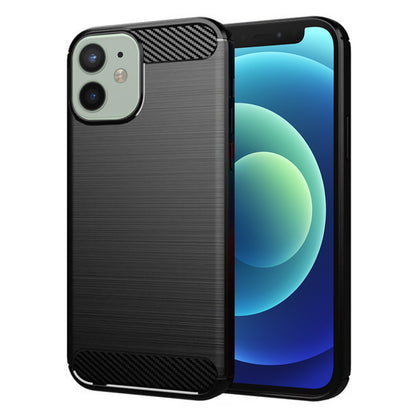 Etui na Apple iPhone 12 mini, Techsuit, Carbon, Czarny