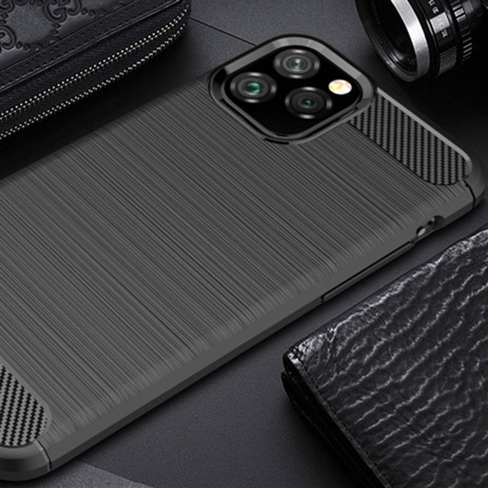 Etui na Apple iPhone 12 Pro Max, Techsuit, Carbon, Czarny