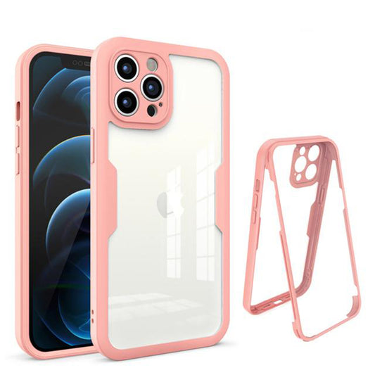Etui na Apple iPhone 12 Pro Max, Techsuit, ColorVerse 360, Różowe