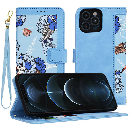 Etui na Apple iPhone 12 Pro Max, Techsuit, FlipCraft, Niebieski