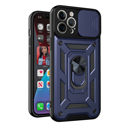 Etui na Apple iPhone 12 Pro, Techsuit, CamShield, Niebieskie