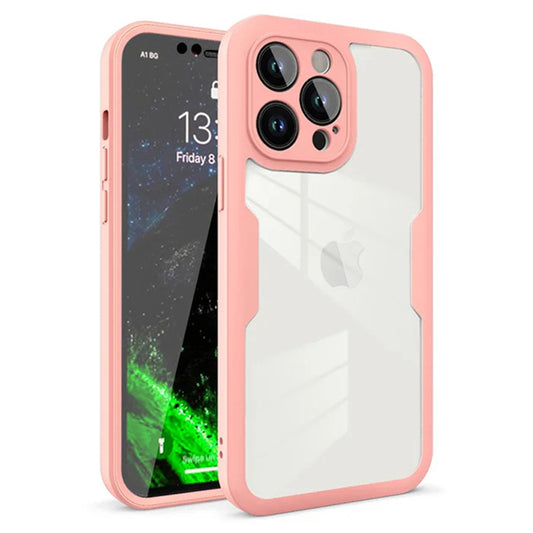 Etui na Apple iPhone 12 Pro, Techsuit, ColorVerse 360, Różowe