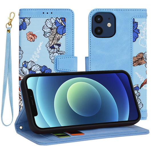 Etui na Apple iPhone 12 / 12 Pro, Techsuit, FlipCraft, Bleu
