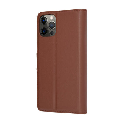 Etui na Apple iPhone 12 Pro, Techsuit, Leather Folio, Brązowe