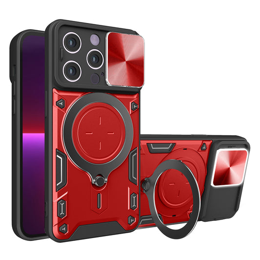 Etui na Apple iPhone 13 Pro, Techsuit, CamGuard Pro, Czerwony