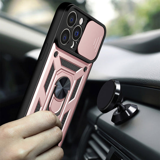 Etui na Apple iPhone 13 Pro, Techsuit, CamShield, Różowe