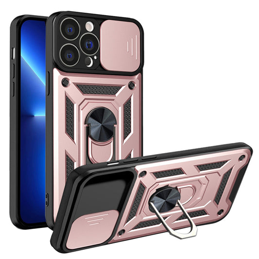 Etui na Apple iPhone 13 Pro, Techsuit, CamShield, Różowe