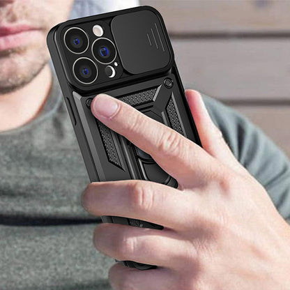 Etui na Apple iPhone 13, Techsuit, CamShield, czarne