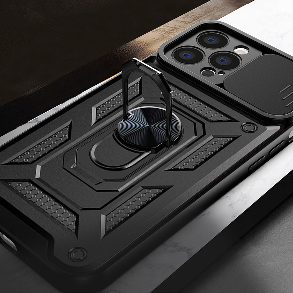 Etui na Apple iPhone 13, Techsuit, CamShield, czarne
