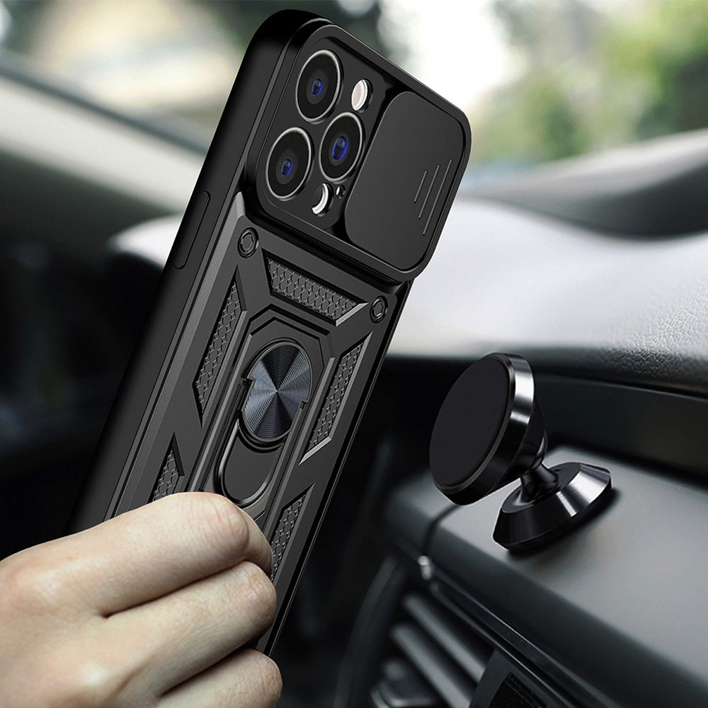 Etui na Apple iPhone 13, Techsuit, CamShield, czarne