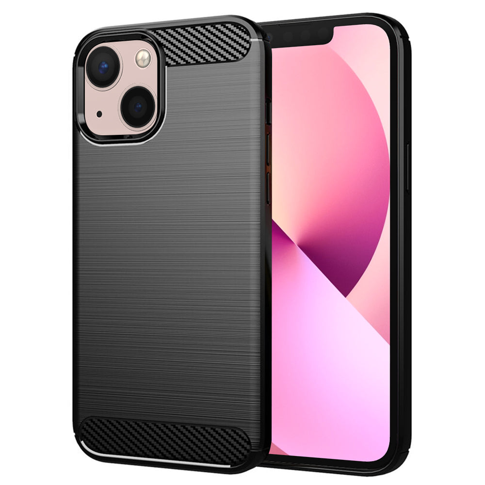 Etui na Apple iPhone 13, Techsuit, Carbon, Czarny