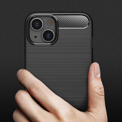 Etui na Apple iPhone 13, Techsuit, Carbon, Czarny