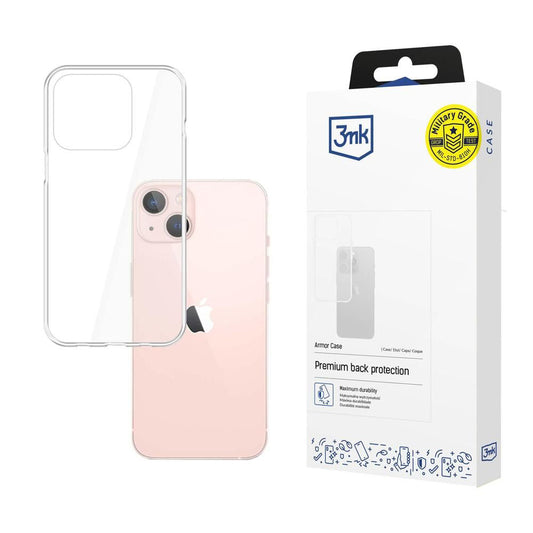 Etui na Apple iPhone 14, 3MK, Armor, Przezroczyste