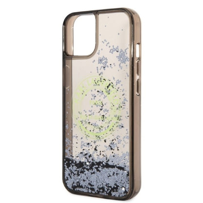 Etui na Apple iPhone 14, Karl Lagerfeld, Liquid Glitter RSG, Czarne