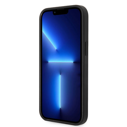 Etui na Apple iPhone 14 Plus, Karl Lagerfeld, Glitter Plaque Logo, Czarne