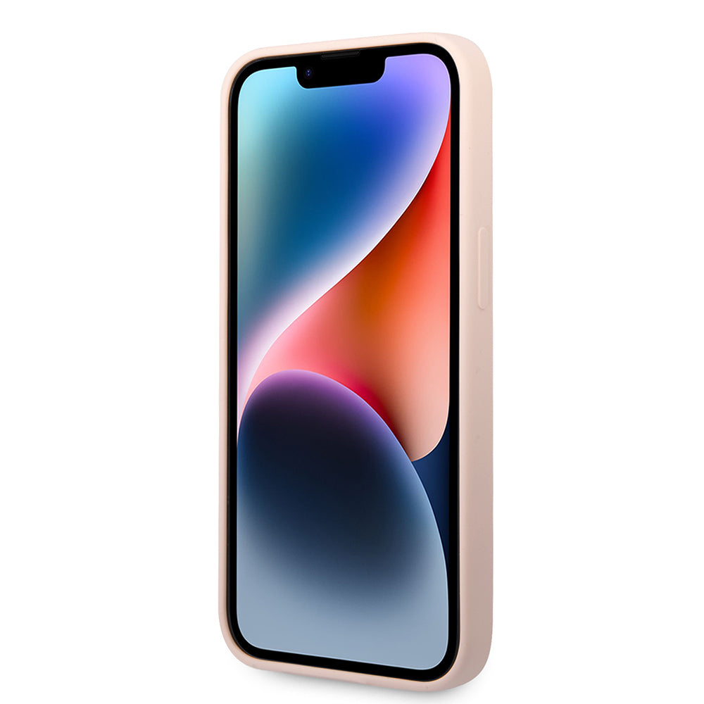 Etui na Apple iPhone 14 Plus, Karl Lagerfeld, Silicone Body Choupette, Różowy