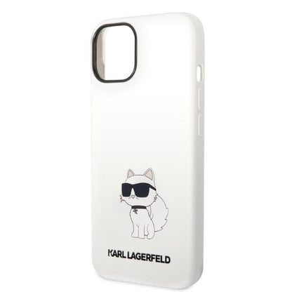 Etui na Apple iPhone 14 Plus, Karl Lagerfeld, Silicone Choupette, Białe