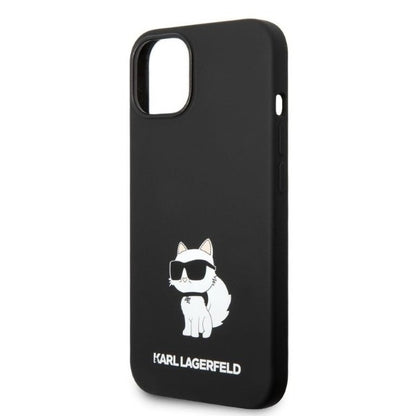 Etui na Apple iPhone 14 Plus, Karl Lagerfeld, Silicone Choupette, Czarne