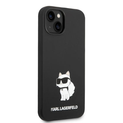 Etui na Apple iPhone 14 Plus, Karl Lagerfeld, Silicone Choupette, Czarne