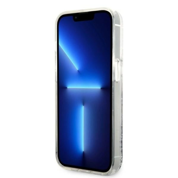 Etui na Apple iPhone 14 Pro, Karl Lagerfeld, Glitter Choupette's Head, Srebrne