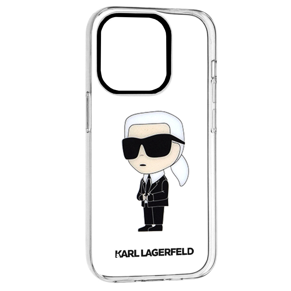 Etui na Apple iPhone 14 Pro, Karl Lagerfeld, IML Ikonik NFT, Przezroczyste